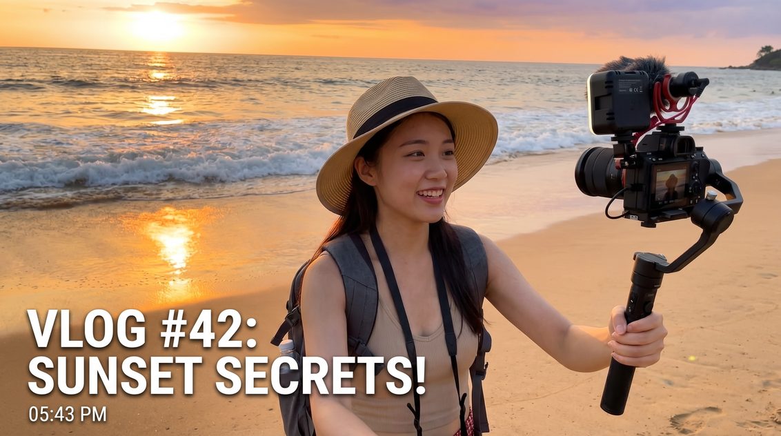 国产视频旅行vlog视频